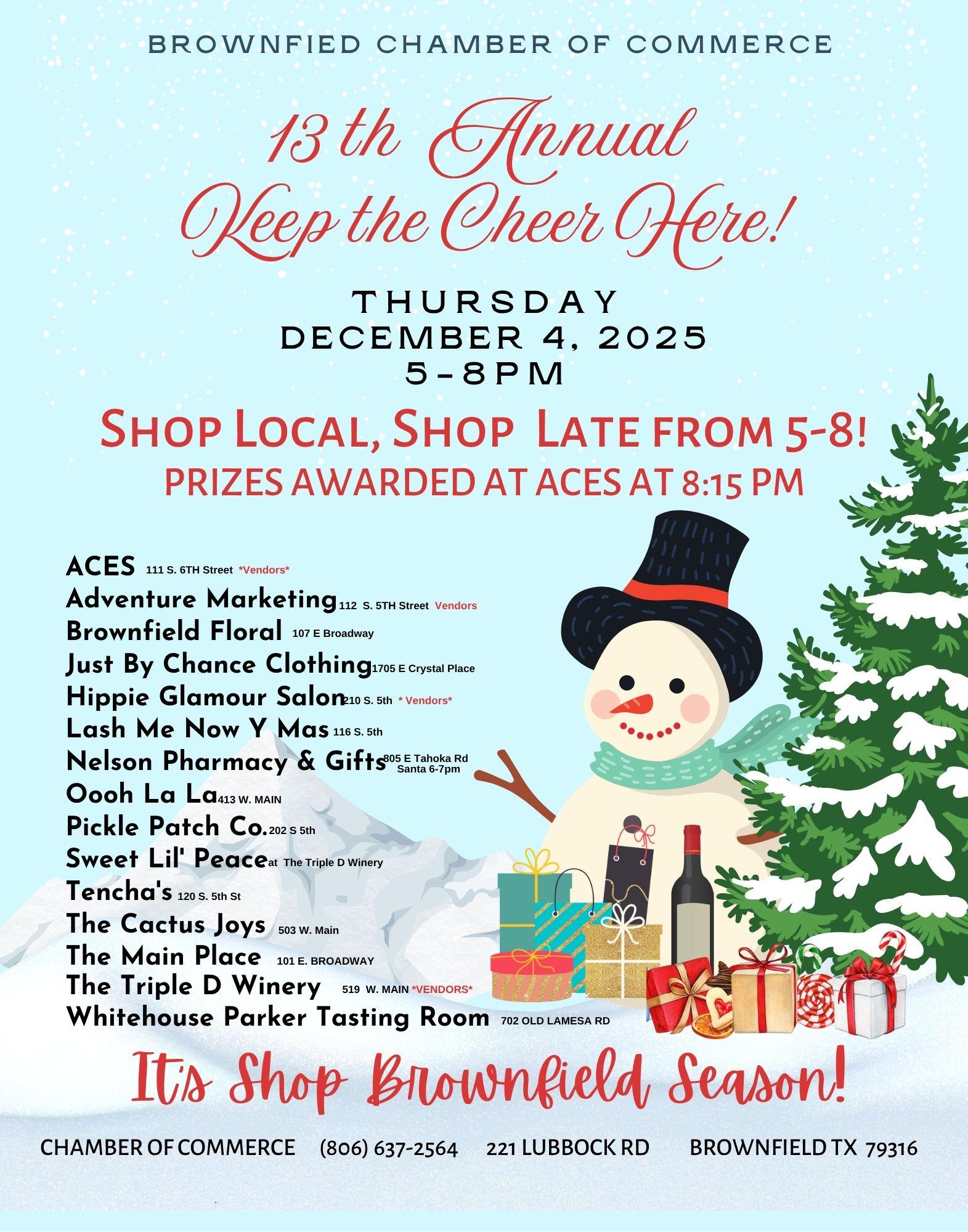 Keep the Cheer Here! poster